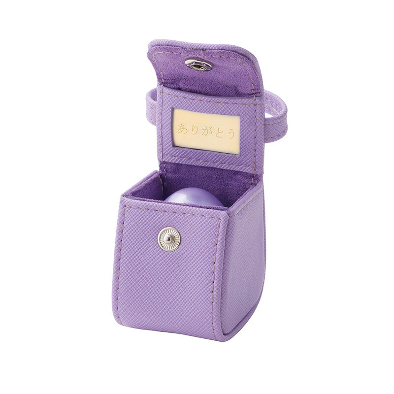 Popo Color:Wisteria Small Keepsake Urn for Human Ashes Brass with Mini Pouch