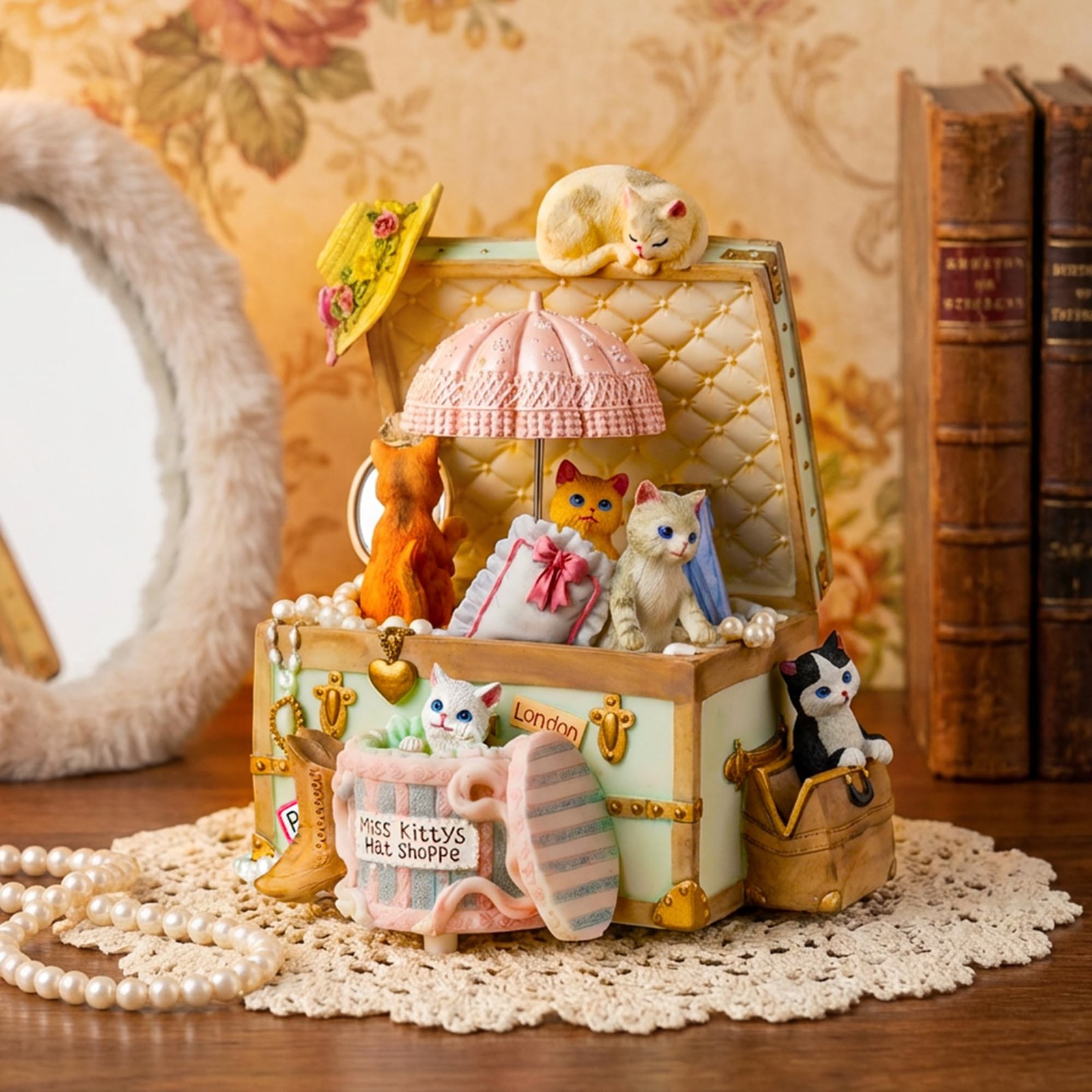 Cat Music Box Gift for Girlfriend Wife Daughter Grandma Granddaughter Sister …