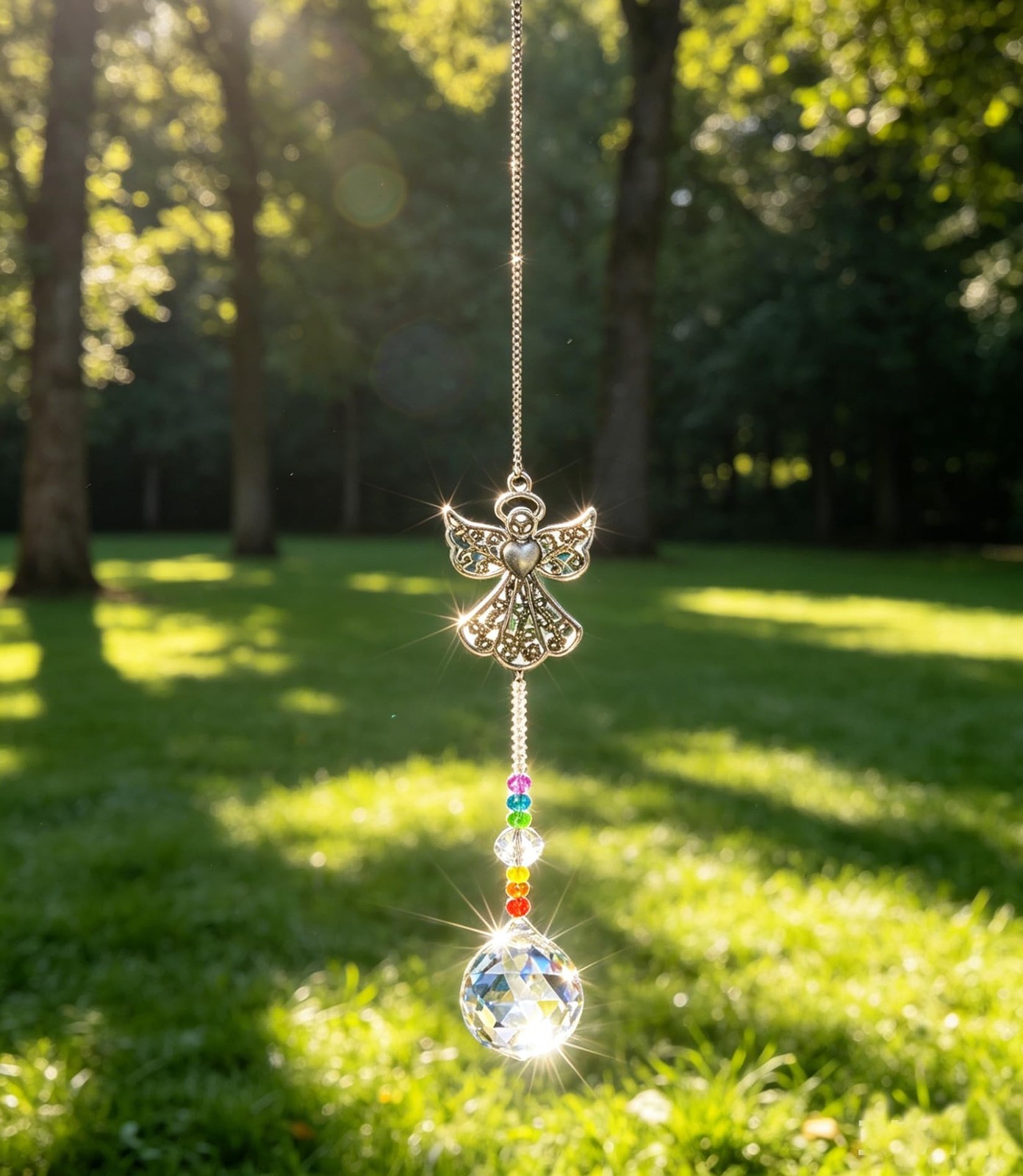 Memorial Crystal Suncatcher,Unique Sympathy Gifts for Loss of Loved One Cryst…