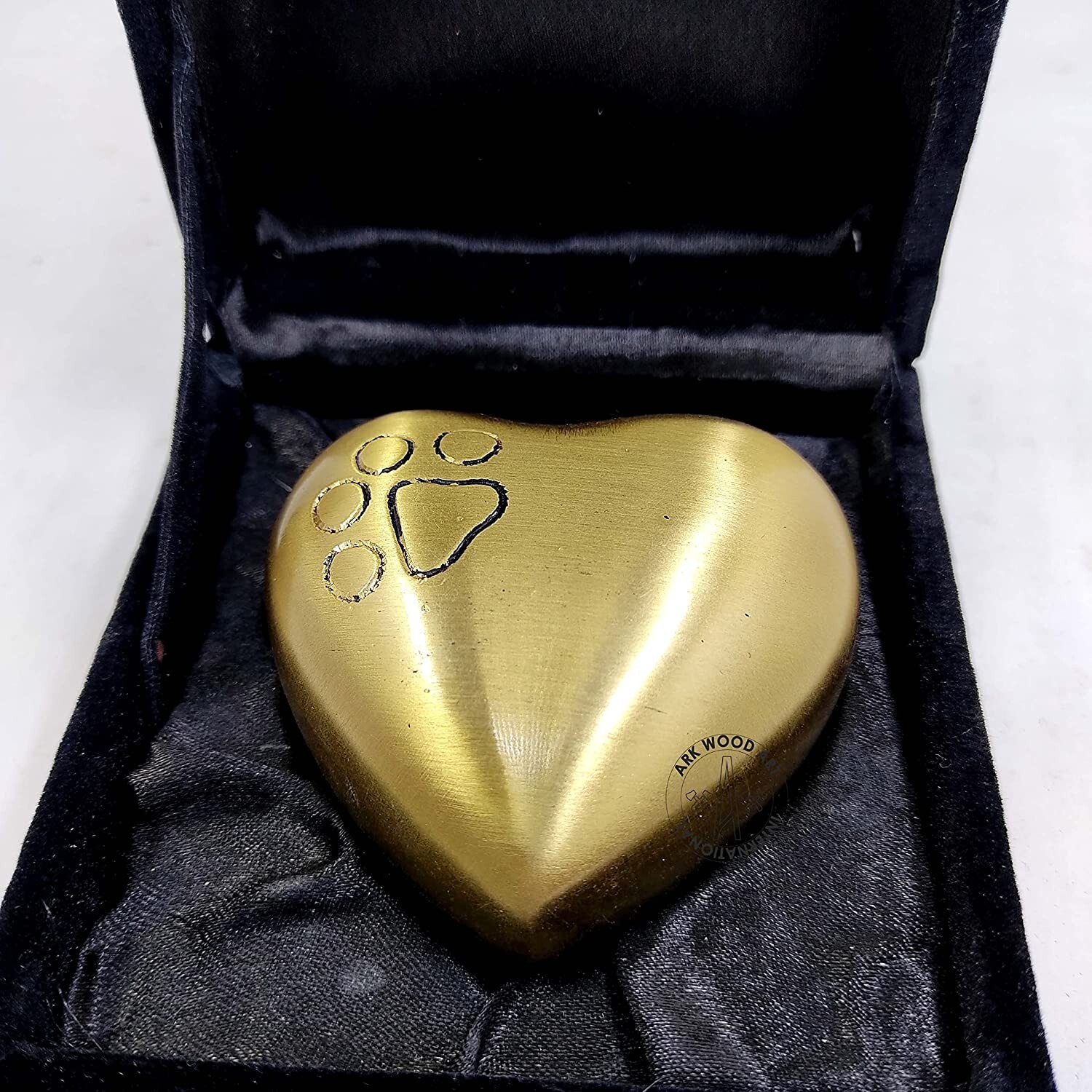 Small Cremation Urns Pet Memorial Golden Memory Funeral Box For Animal Ashes Urn