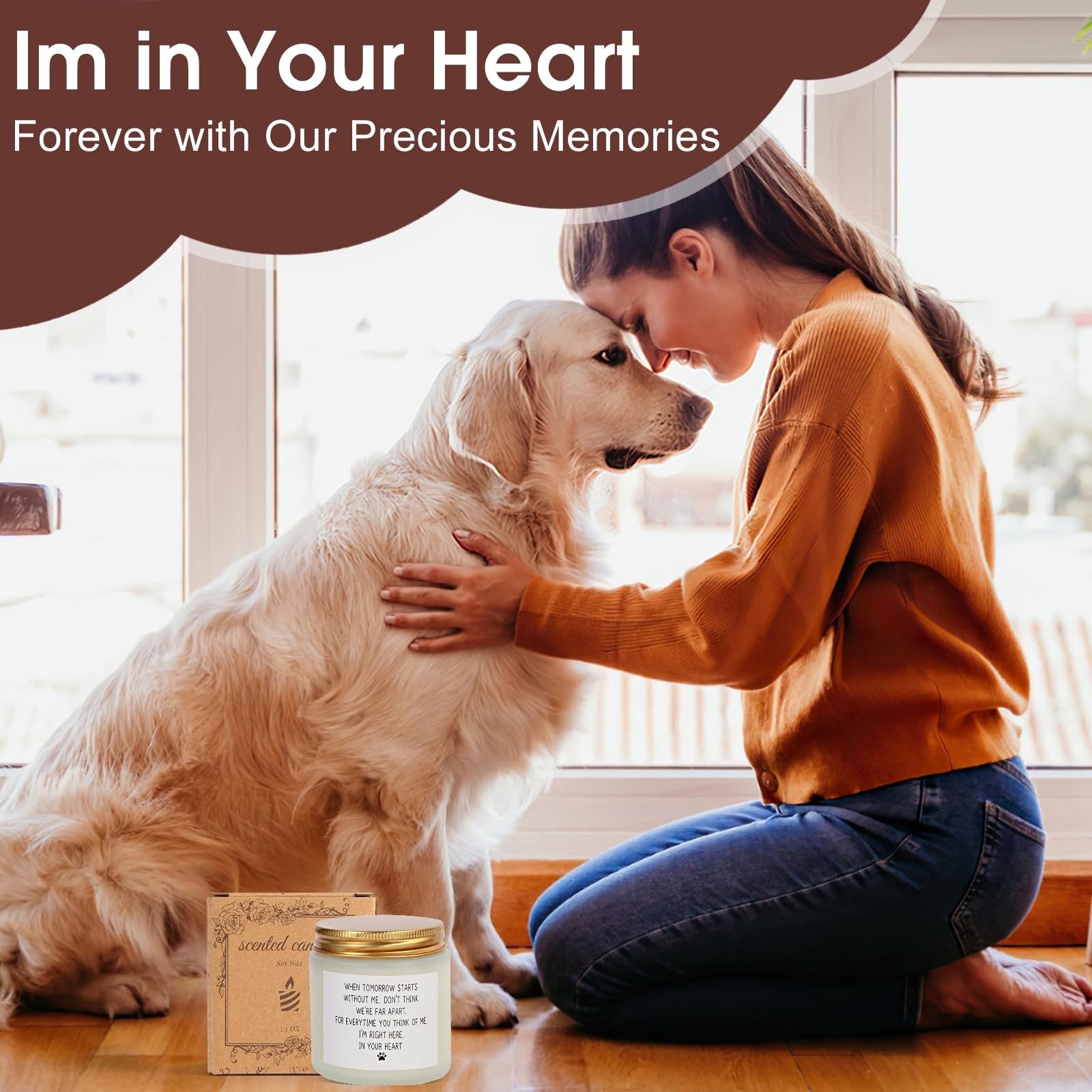 Pet Memorial Gifts for Loss of Dog Cat, Sympathy Gift for Pets Loss, Pet Memo…