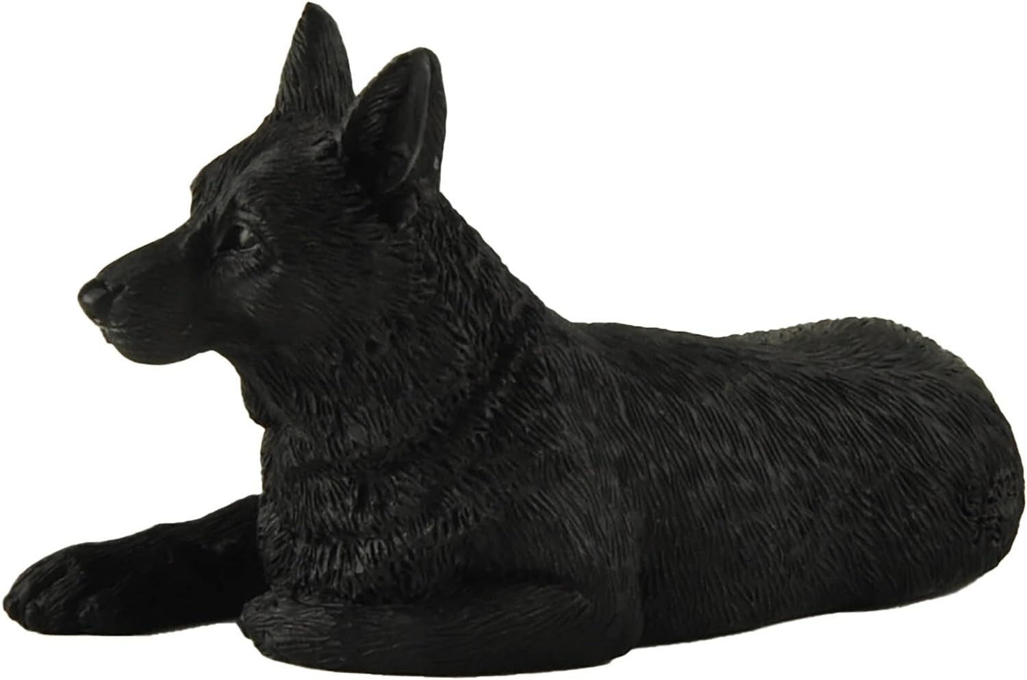 6″ Mini Black German Shepherd Figurine – Black German Shepherd Gifts
