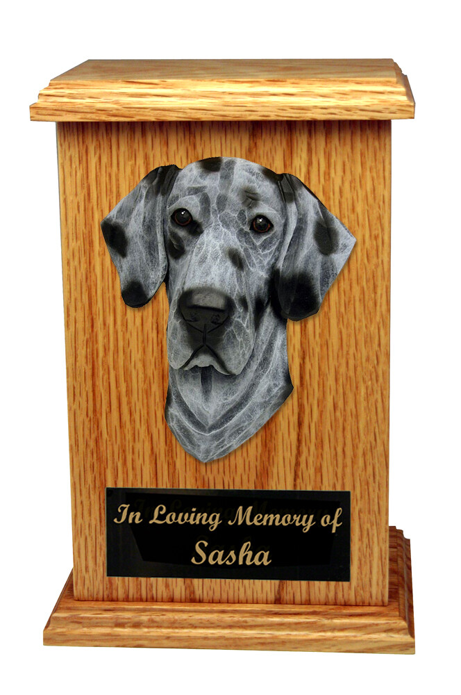 Great Dane Natural Memorial Urn