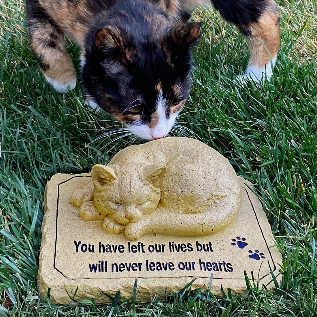 Lily’S Home Lilys Home Pet Memorial Stone – Cat Or Dog Grave Marker – Durable