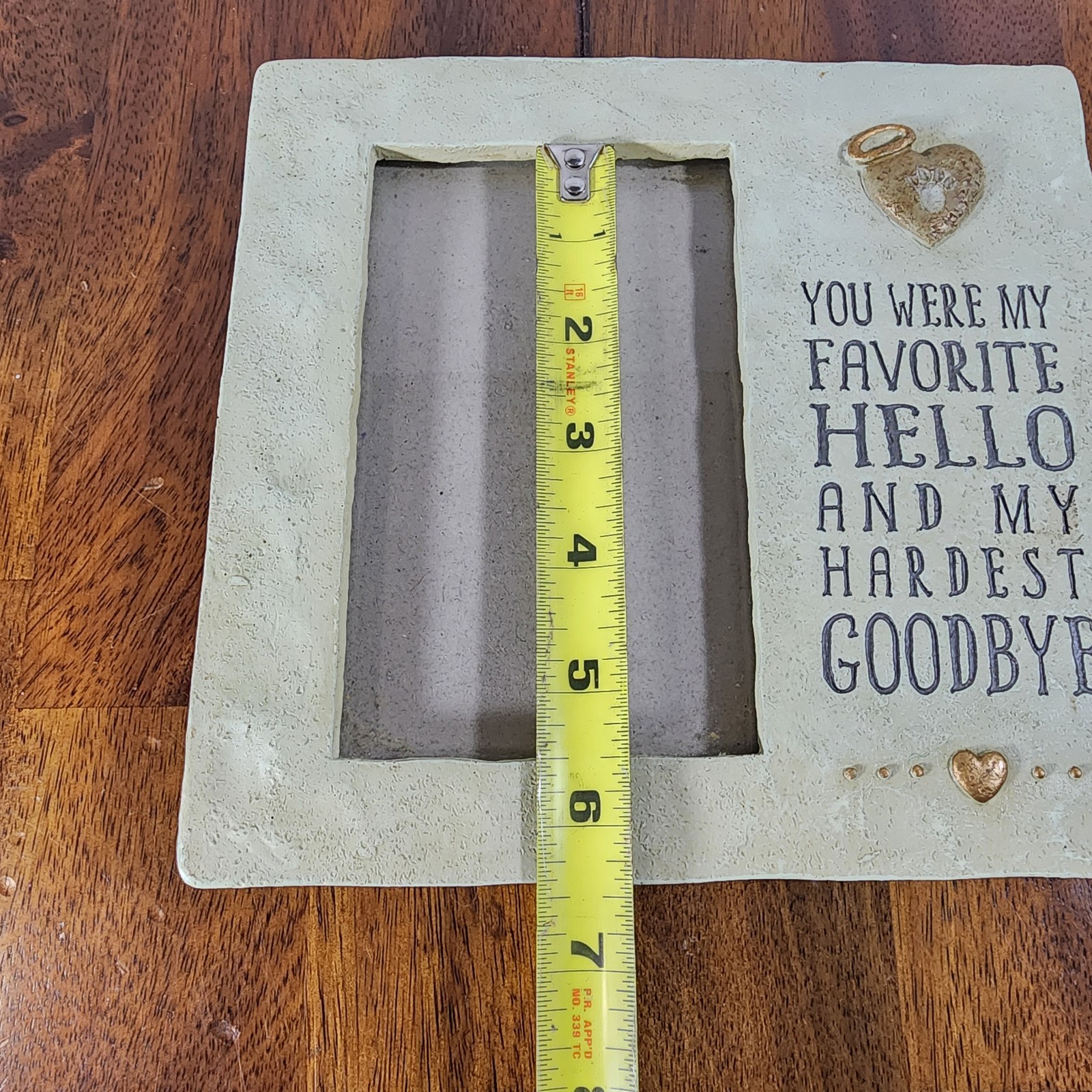 Pet Memorial Pcture Frame with the Quote