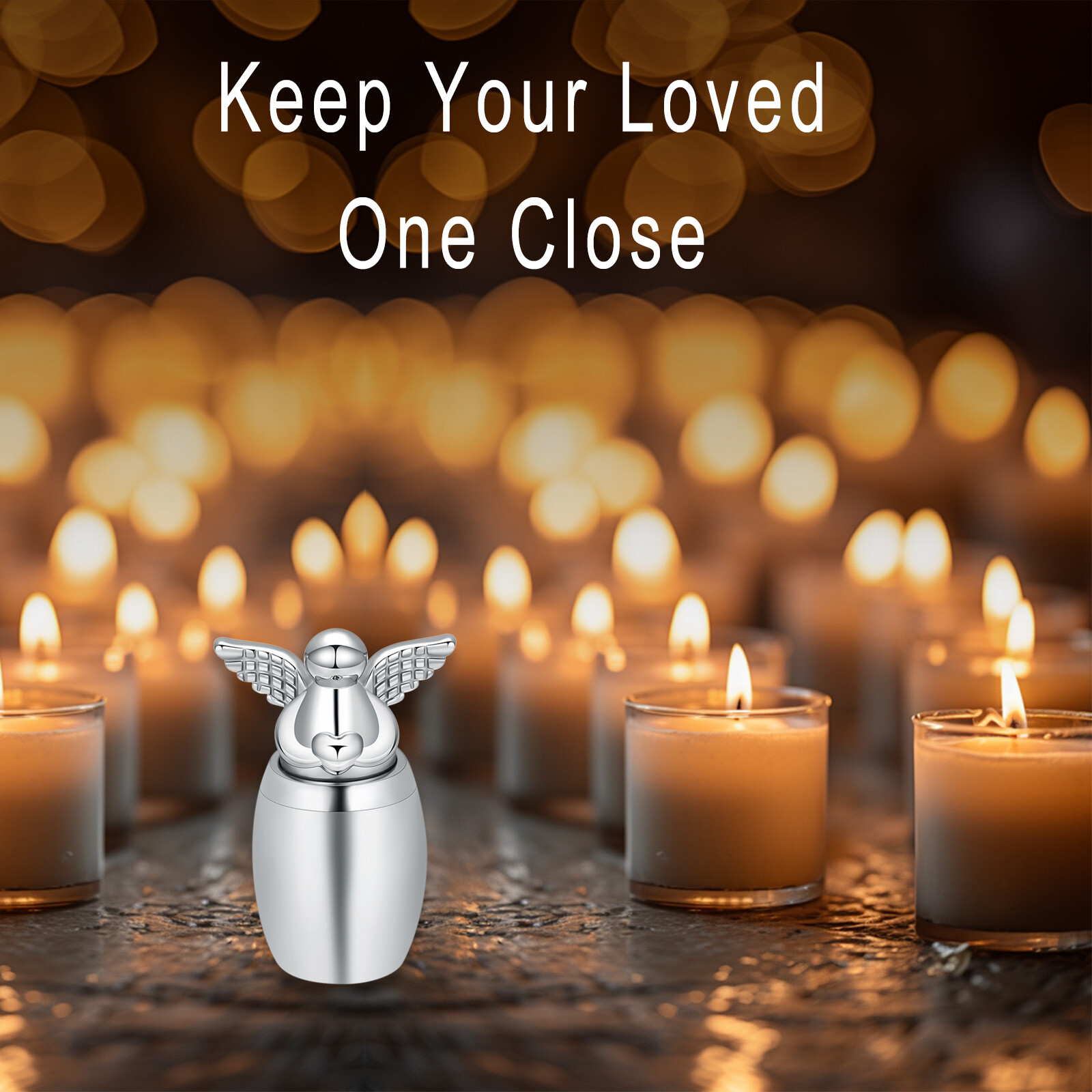 Small Angel Keepsake Urns for Human Ashes Memorial Mini Cremation Urns for Ashes