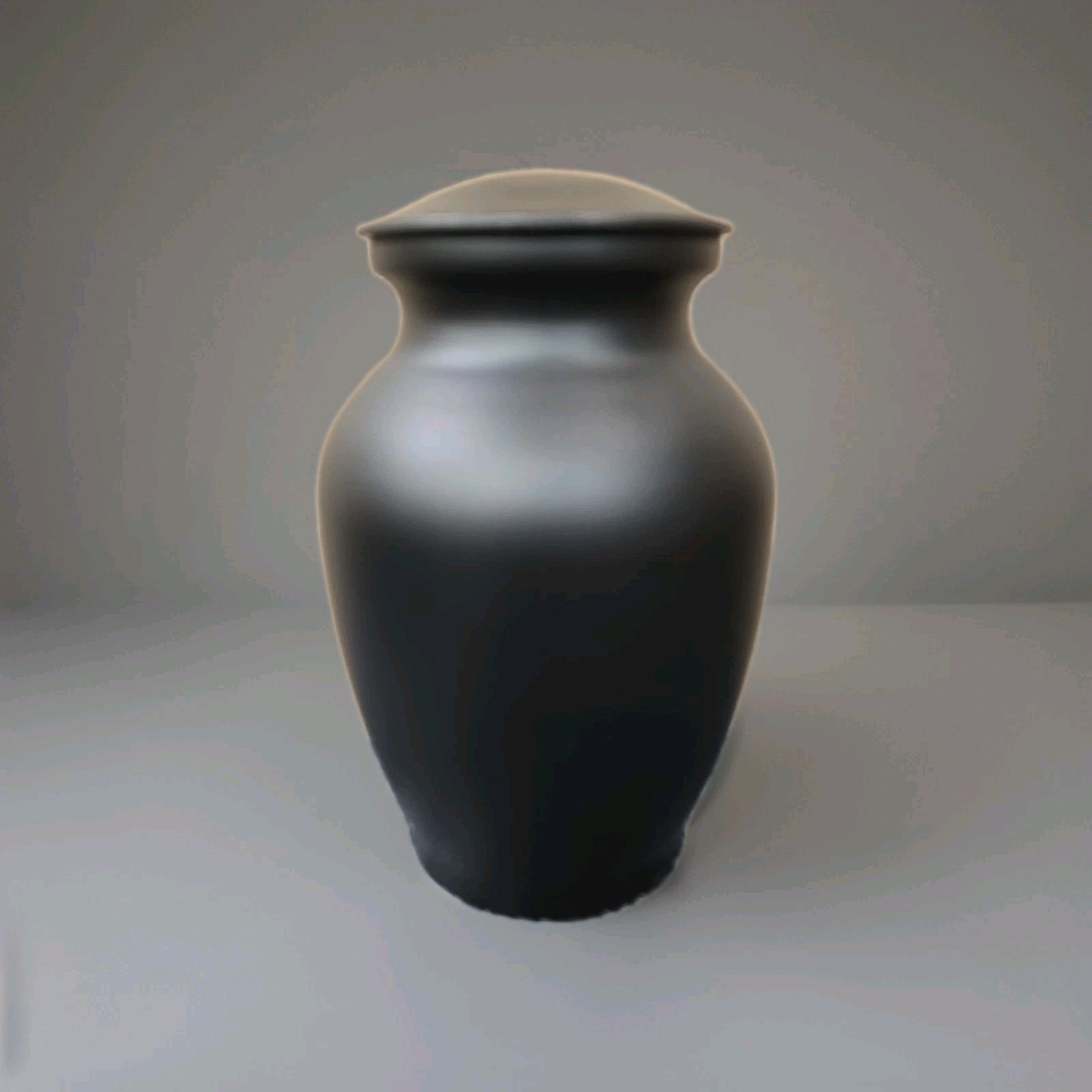 Premier Series Pet Urn for Dogs and Cats (Small – Pets Up To 25 Lbs) Ebony Alum