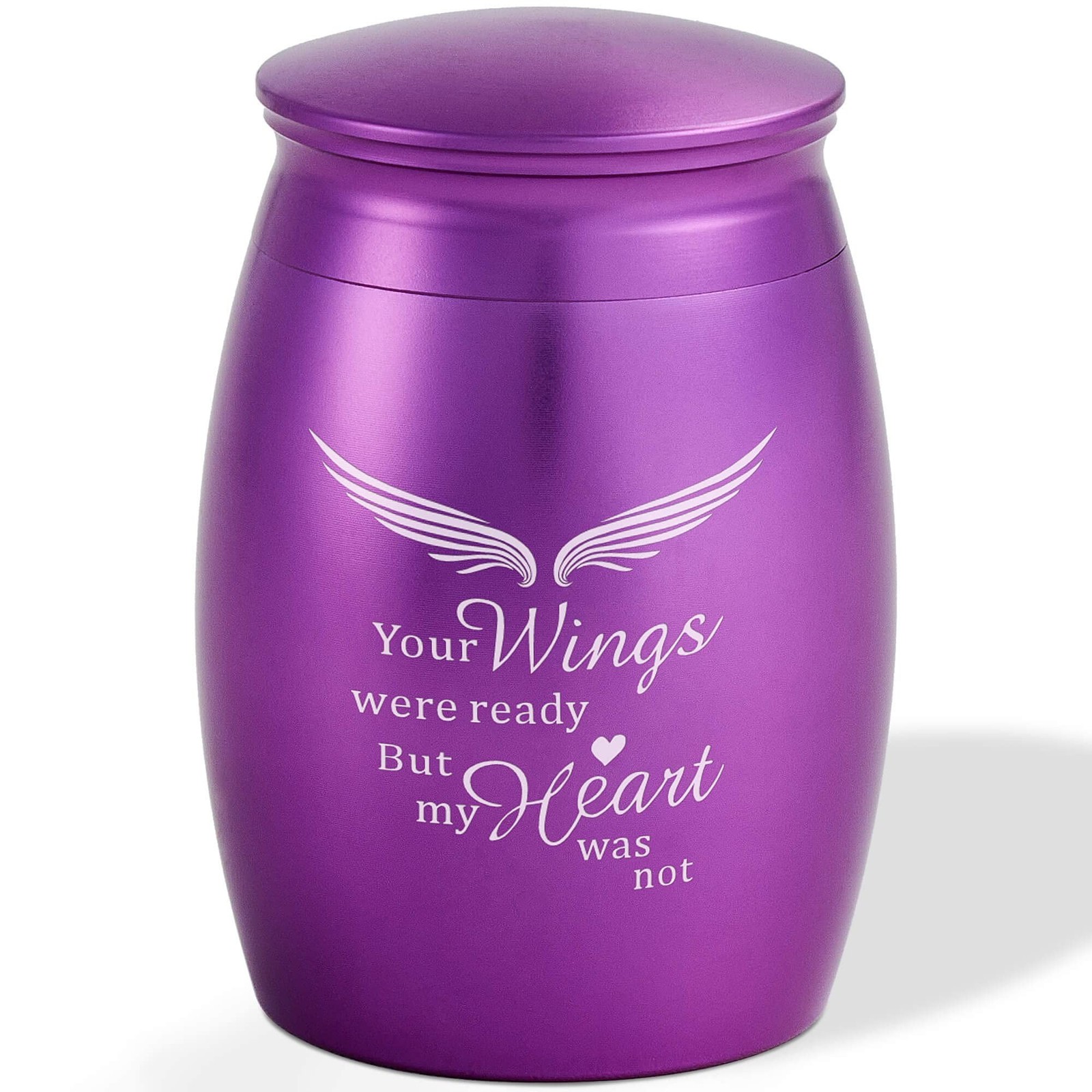 Mini Keepsake Urn for Adult Ashes Female/Mom/Women/Grandma with Angel Wings, …
