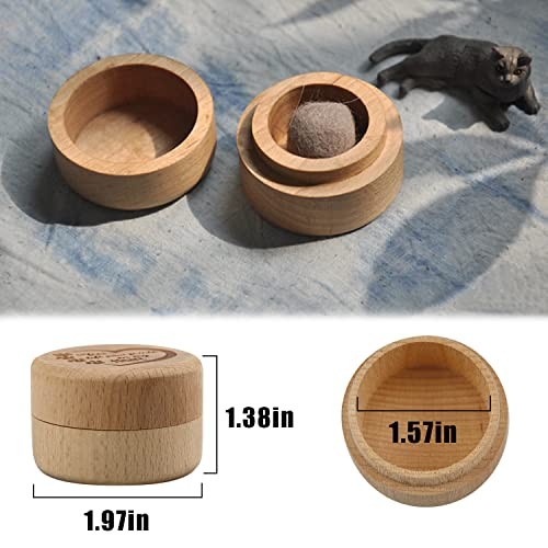 Dog Memorial Box for Loss Pet Wooden Keepsake Box with Pet Paw Engraving brown
