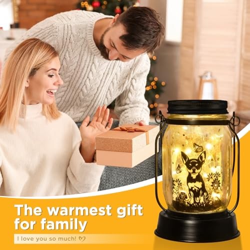 Gifts for Women/Men Solar Lanterns Dog Mom Birthday Dog Lovers Chihuahua