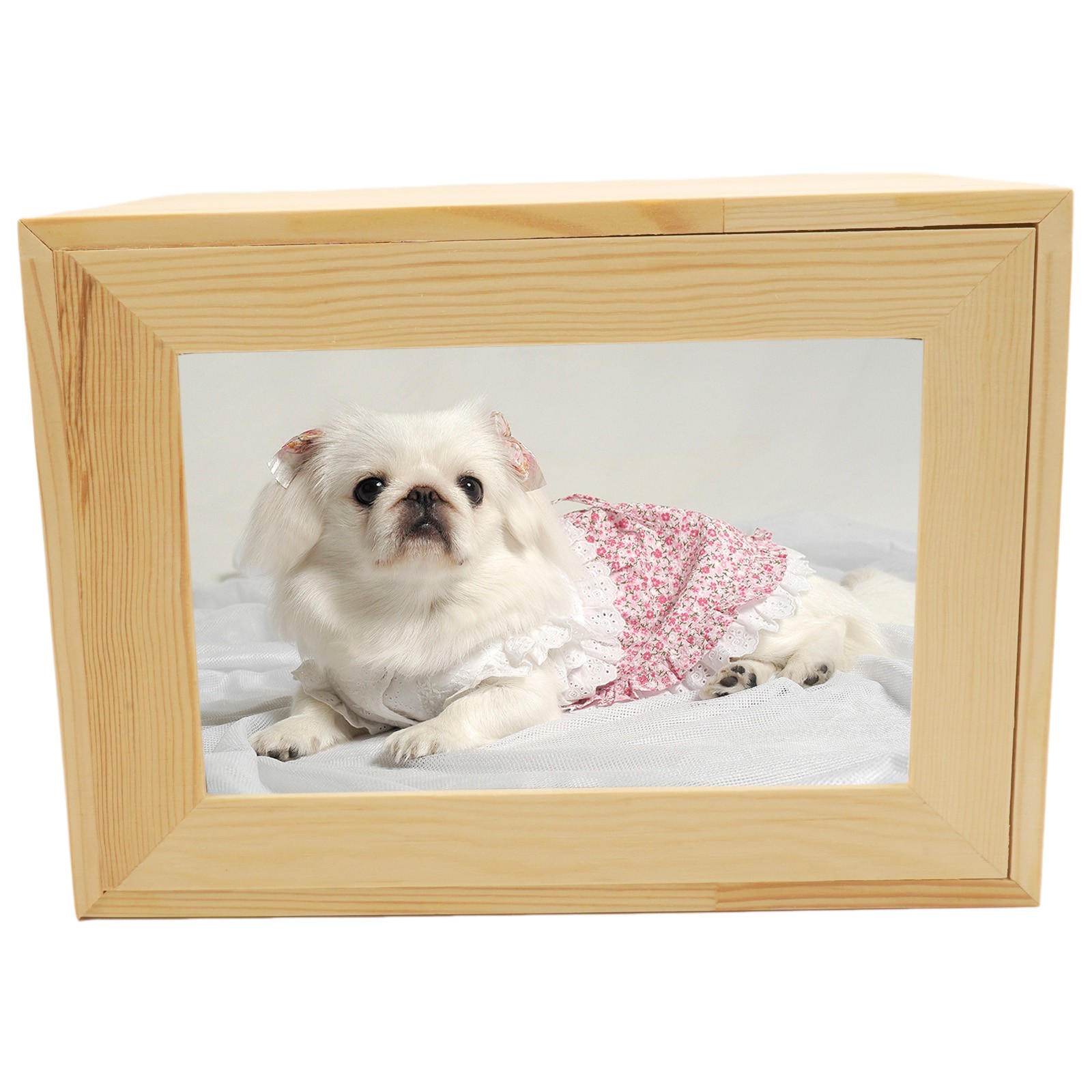 Pet Urn for Ashes Wooden Memorial Urn Dogs & Cats with Photo Frame – Photo Frame