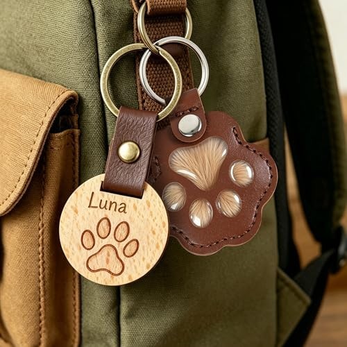 Pet Memorial Shadow Box with Paw Print Kit, Dog Cat Memory Keepsake Box