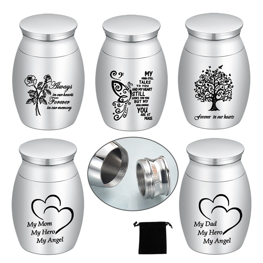 1.18 In Small Urn for Human Ashes Mini Cremation Urn Memorial Ashes Urn Keepsake