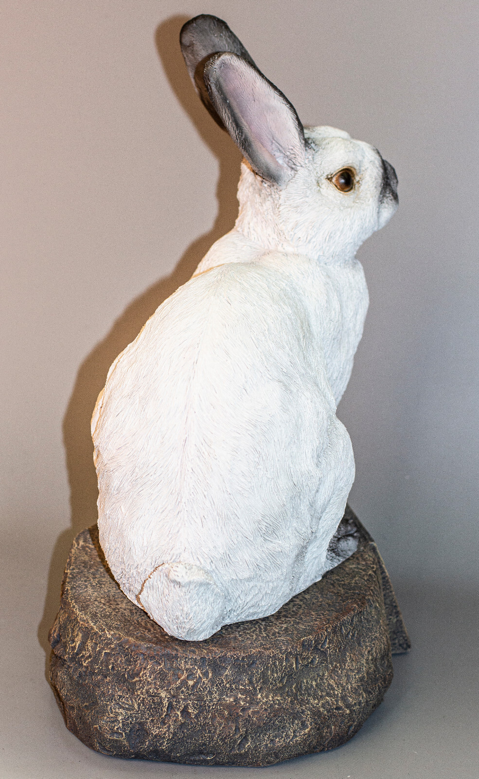 Large Rabbit Urn Bunny Memorial Stone Statue Pet Ashes Unique Remembrance Plaque