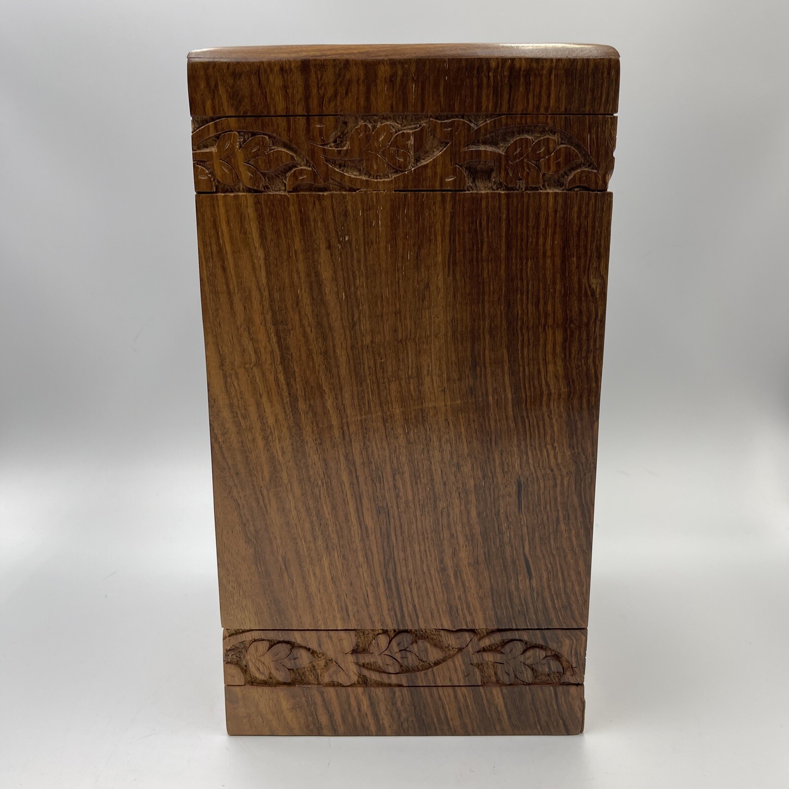 INTAJ Handmade Rosewood Urn – Tree of Life Wooden Urn (Soulful Tree)