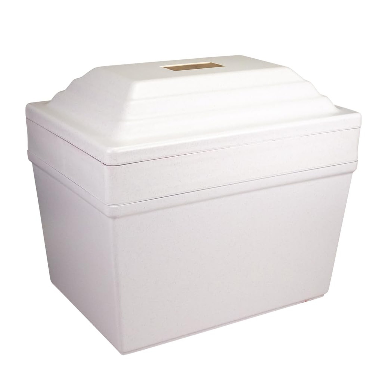 Fortress Urn Vault Double in White, Urn Vault for Two, Companion Urn Vault fo…