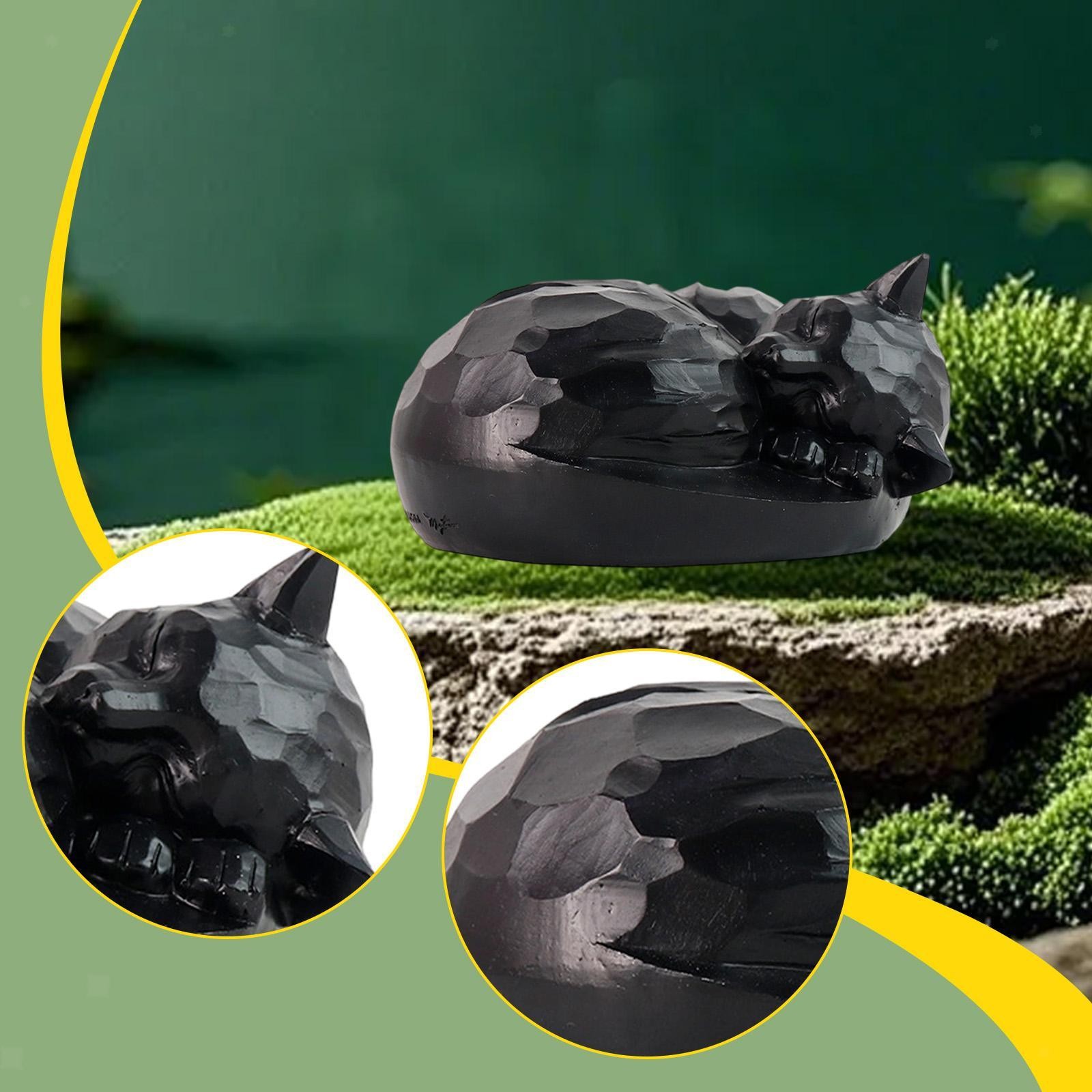 Cat Urn Pet Memorial Statue Decoration Pet Urn for Courtyard Garden Cemetery
