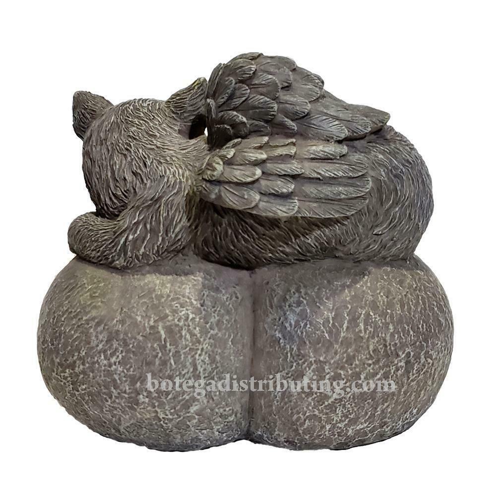 Angel Cat Urn for Cremation Ashes Statue Pet Memorial Figurine
