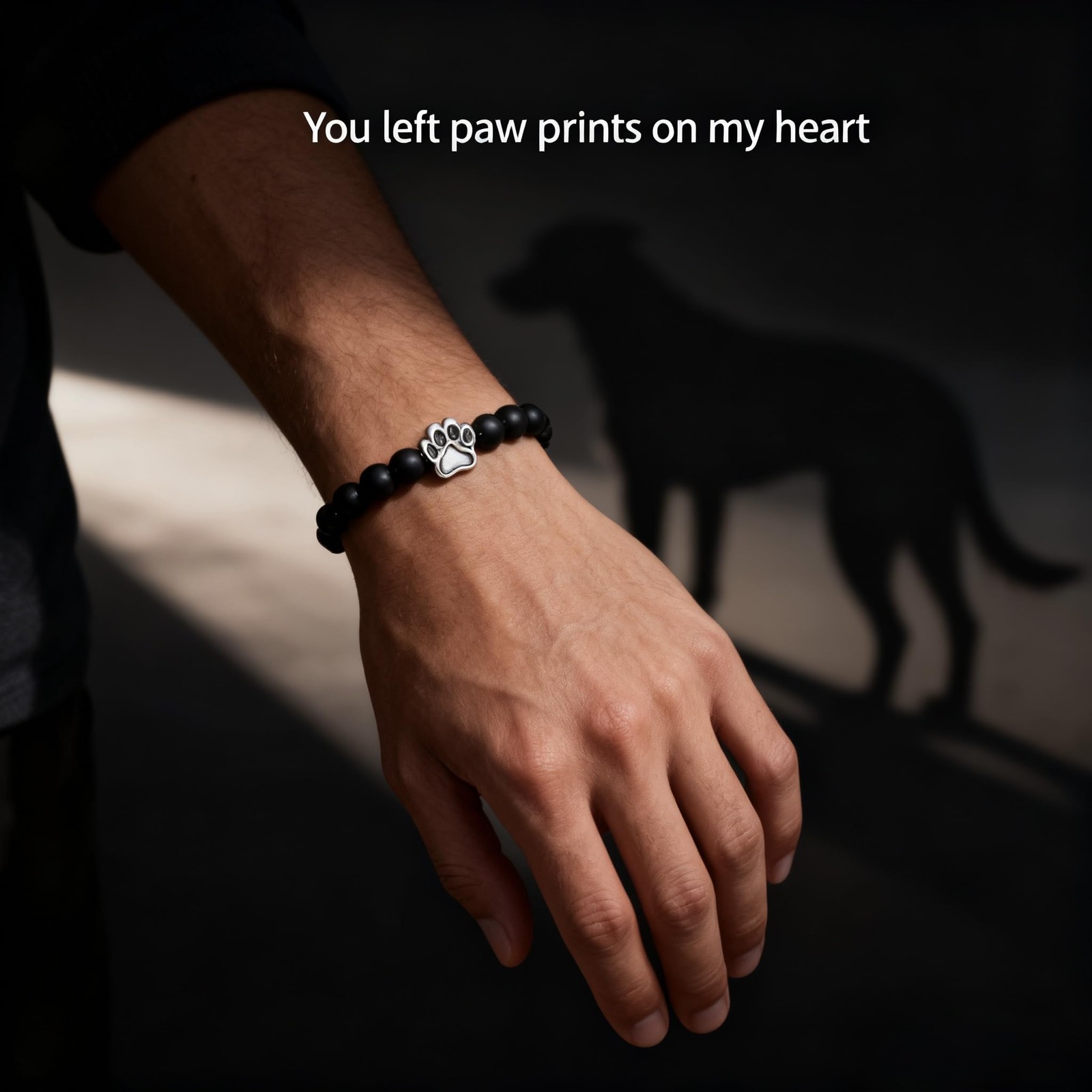 Pet Memorial Gifts for Dogs Cats, Pet Memorial Bracelet, Remembrance Pet Loss…