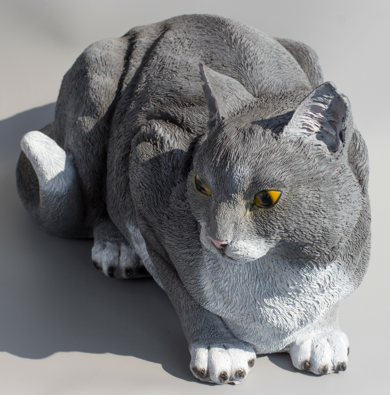 Cat Urn for Ashes Memorial Pet Cremation Statue Funeral Grave Ornament Monument
