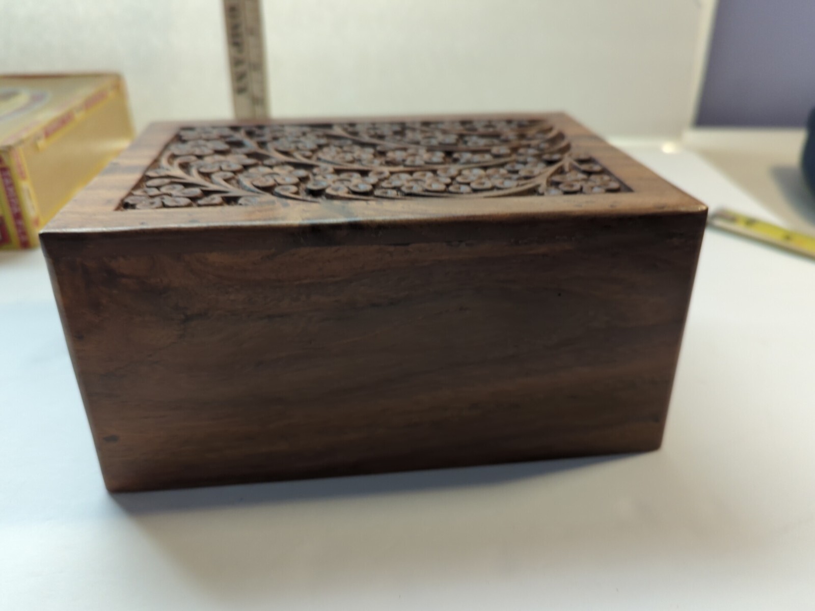 Circle Of Life Wood Pet Urn 7 1/2w X 5 1/2d X 31/2″ high