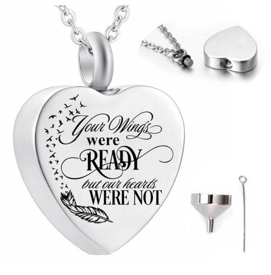 Pet Urn Necklace Pet Memorial | Perfect Keepsake Memorial Gift | Dog Urn Cat Urn