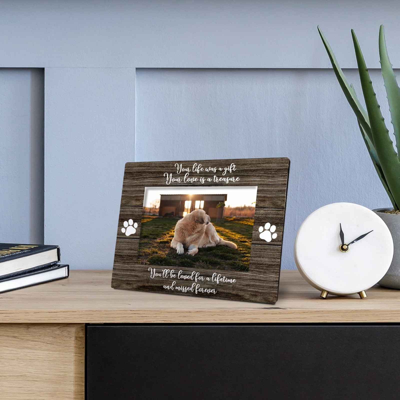 Dog Memorial Picture Frame 8×10, Pet Memorial Picture Frame, Pet Memorial Gif…