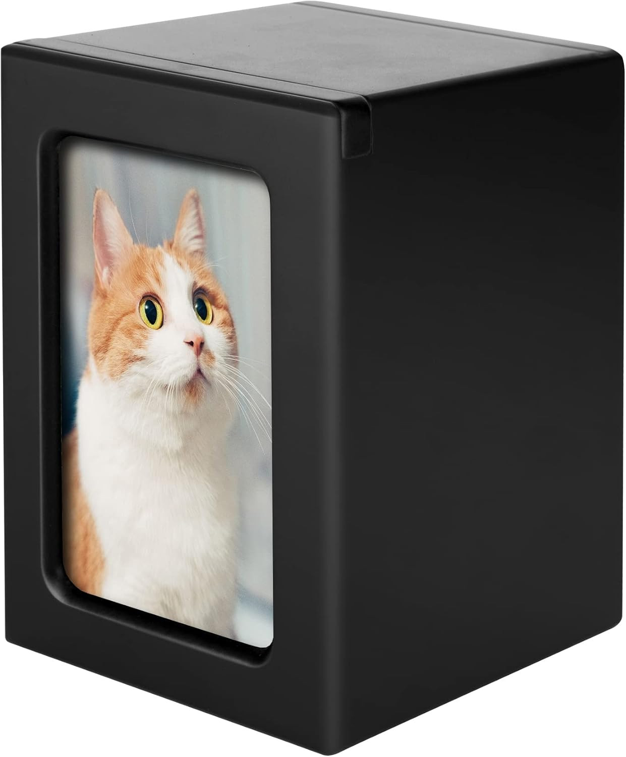 Cuodia:Pet Cremation Box with Photo Frame,Cat Urns for Ashes,Pet Urns, Cat Crema