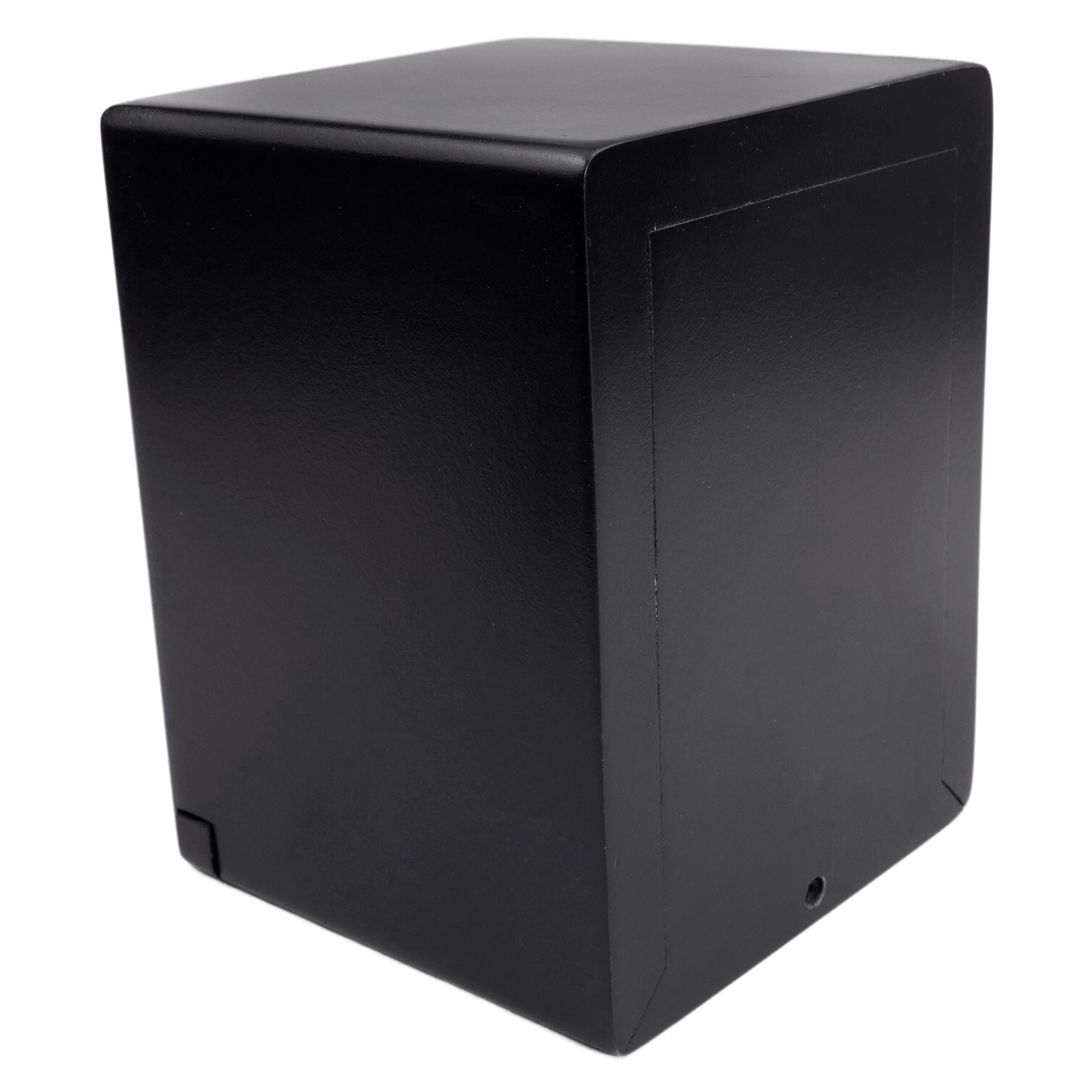 Black Wooden Funeral Cremation Urn with Photo Frame 3.9*3.6in For Dogs And Cats
