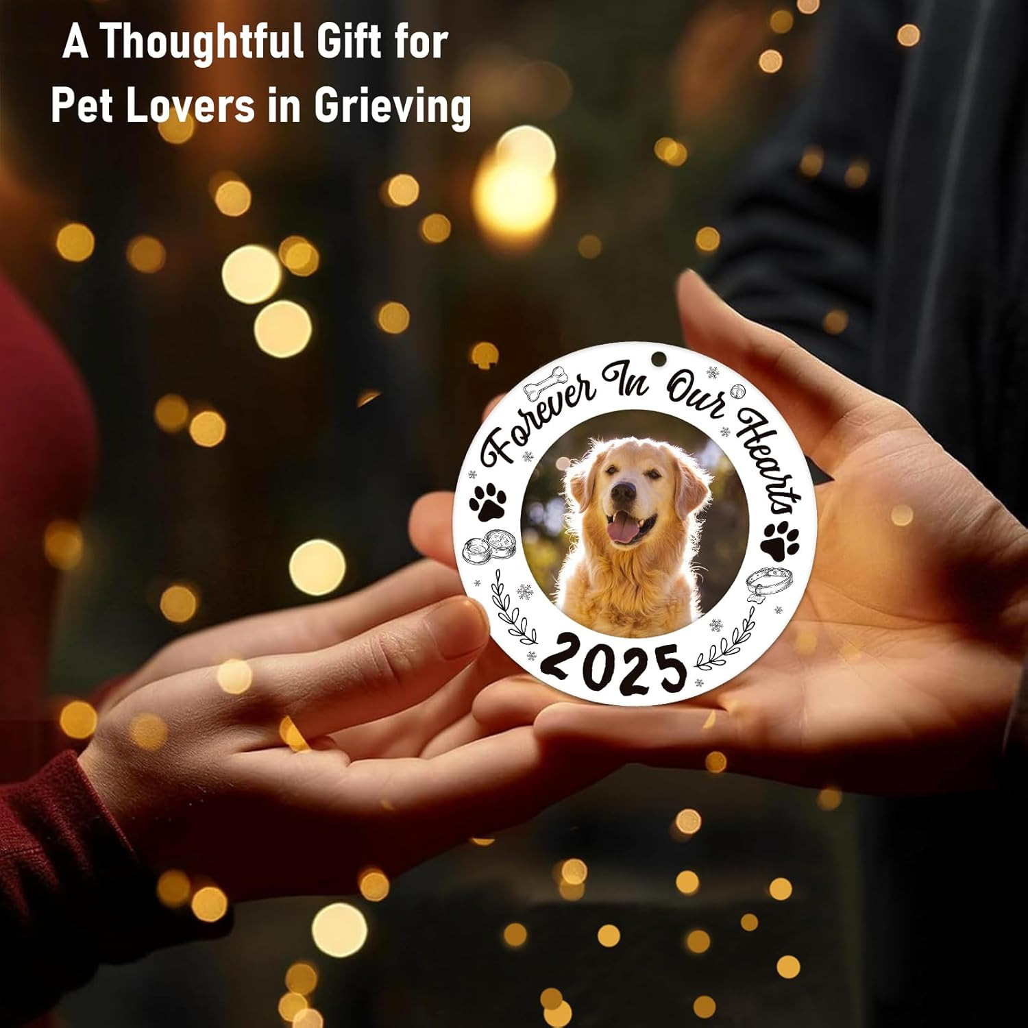 Picture Frame Dog Memorial Christmas Ornaments 2025 – Dog Memorial Ornaments for