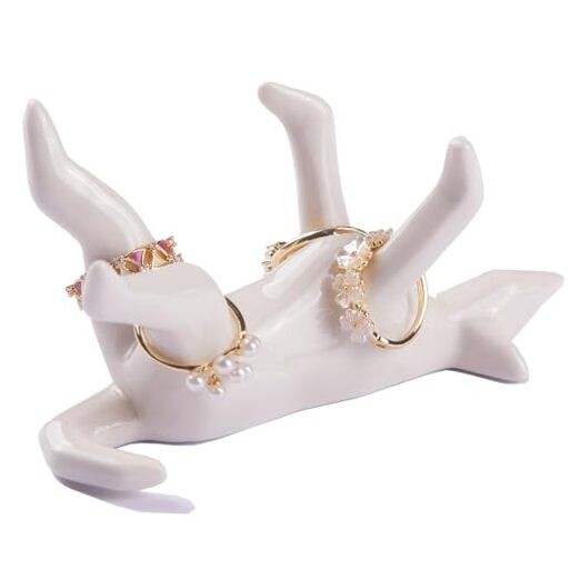 Dog Mom Gift for Women, Ring Holder for Wedding Jewelry – Dog Ring Holder