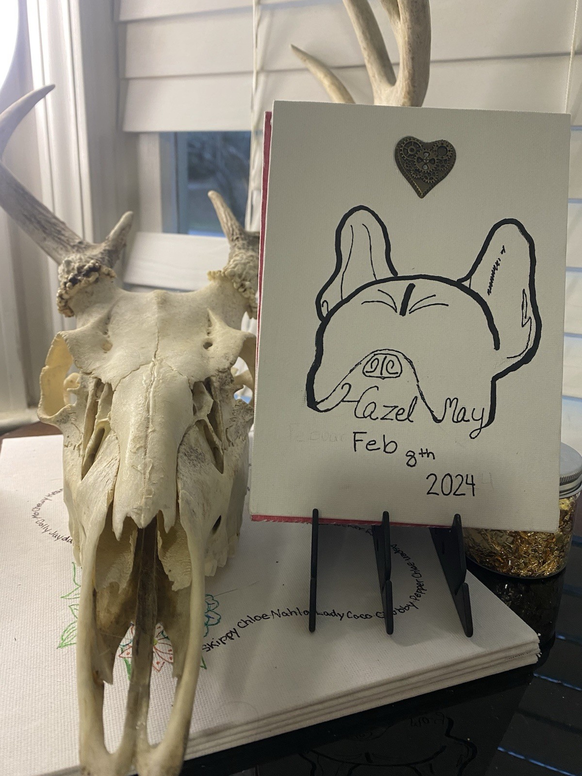 Custom Pet Memorial Canvases 5×7 Inch Drawing Dogs Cats Horses