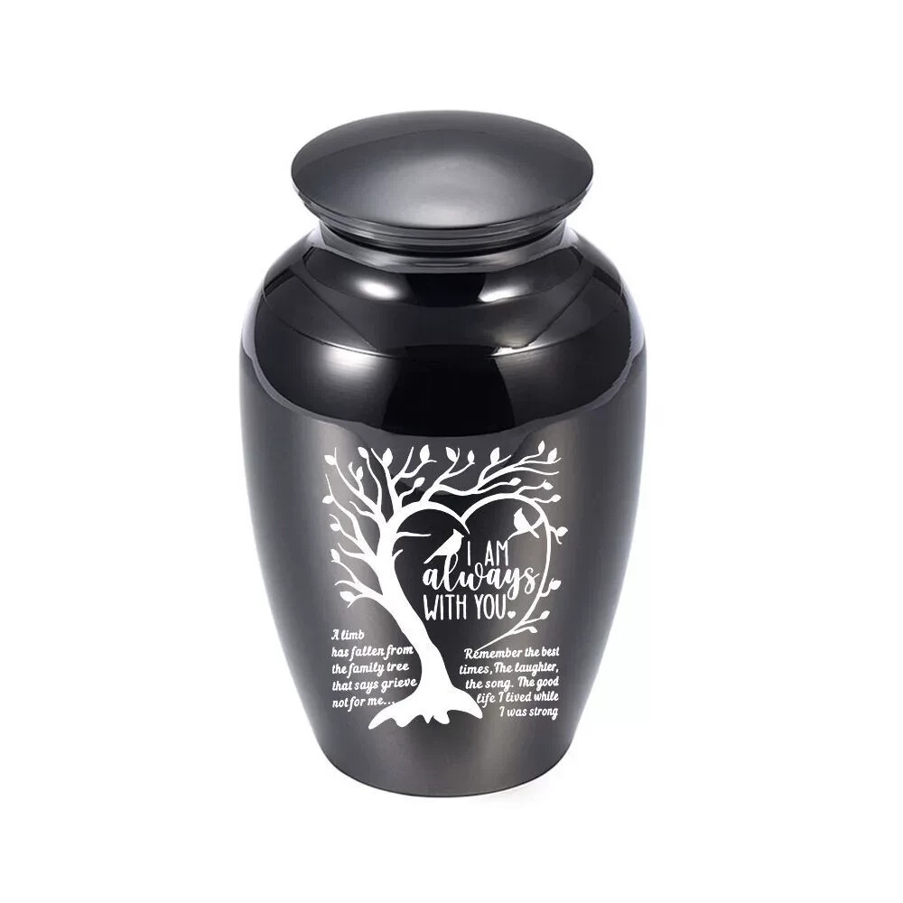 Small Cremation Urn Jar Holder Keepsake for Human Pet Ashes Memorial Funeral Box
