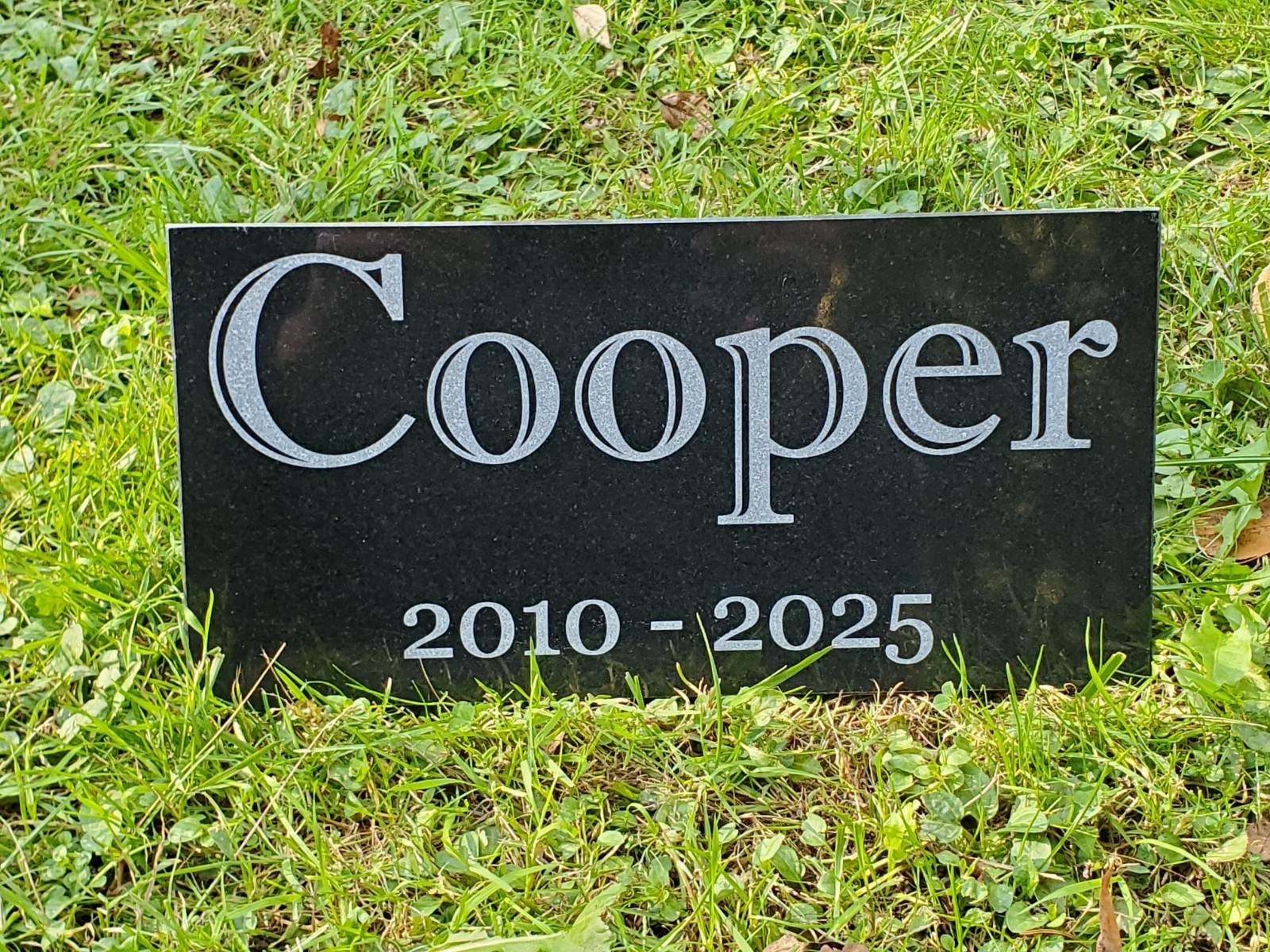 Loved One Memorial Grave Marker Headstone Garden Granite Stone Plaque Loss t17