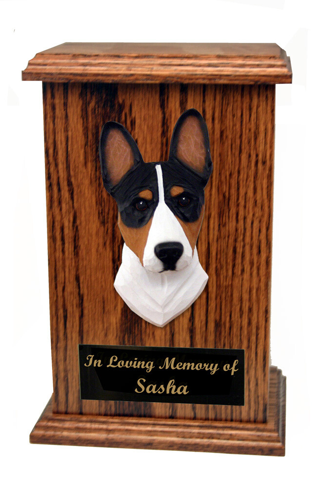 Basenji Memorial Urn