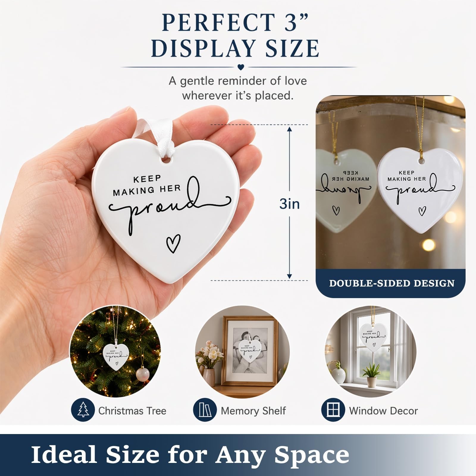 Keep Making Her Proud Bereavement Keepsake, Loss of Loved One Memorial Gift, …