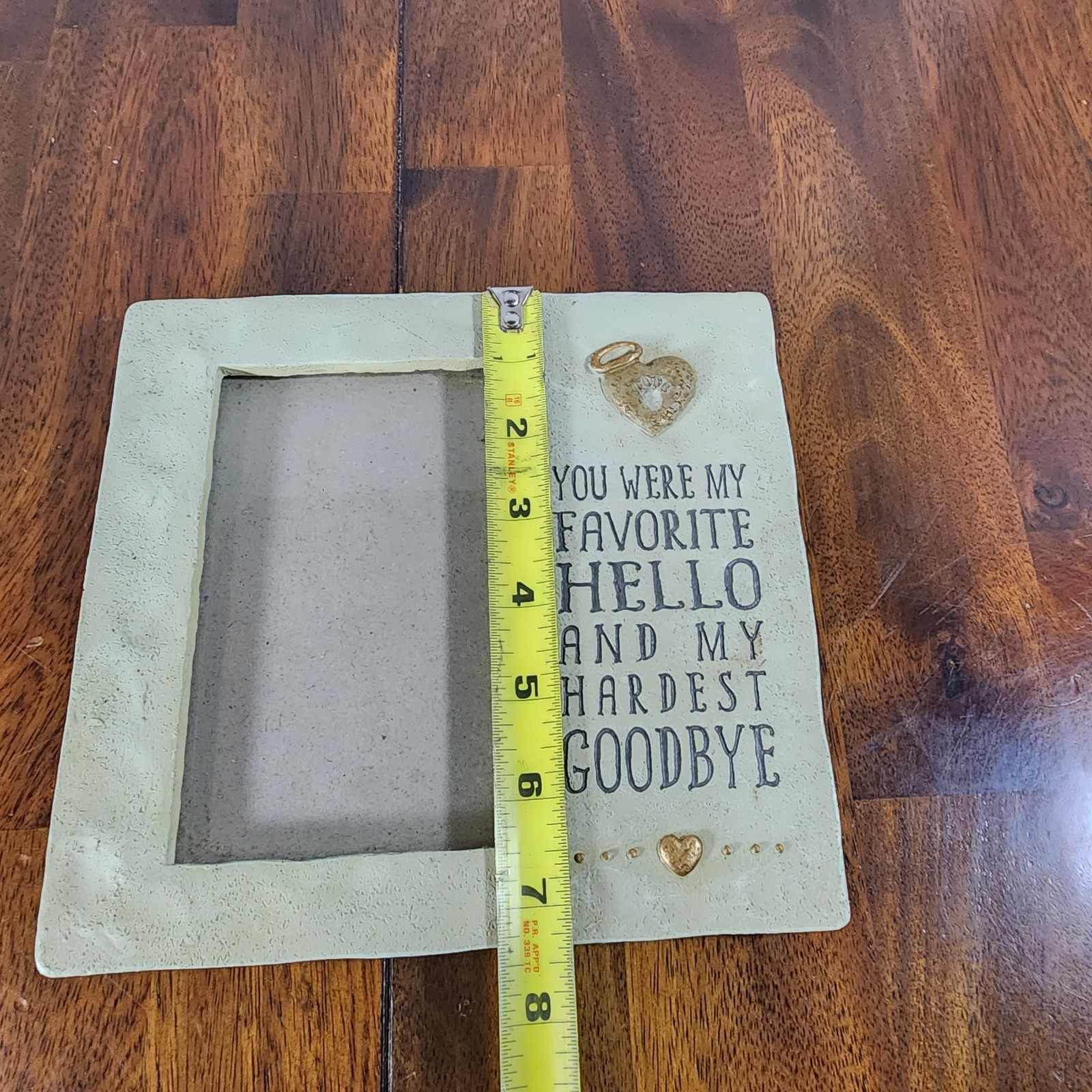Pet Memorial Pcture Frame with the Quote