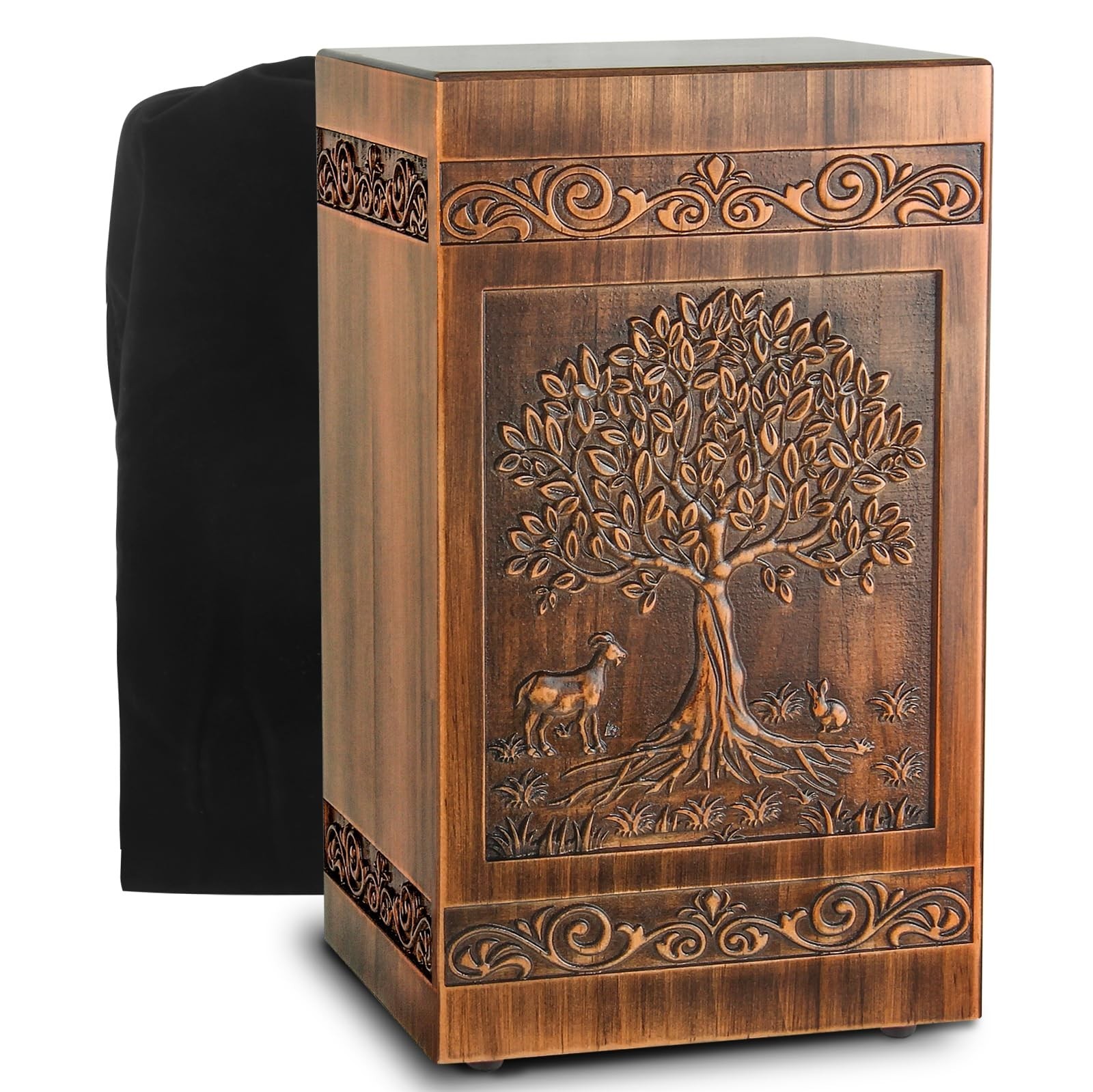 Wooden Urn for Ashes Adult Male Female, Cremation Urns for Human Ashes Adult …
