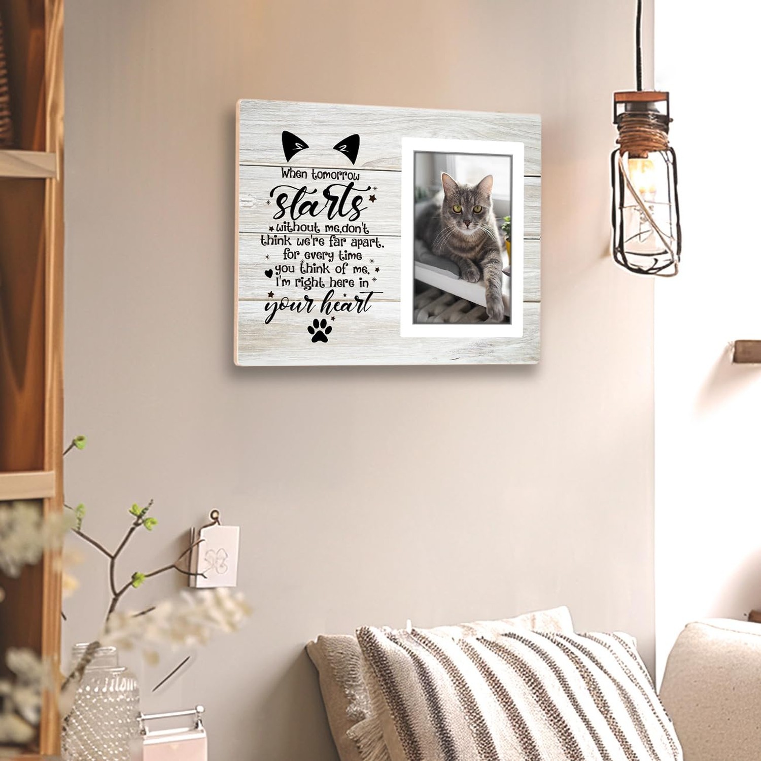 Cat Memorial Picture Frame, Pet Memory Picture Frame, Cat Frames For Pictures…