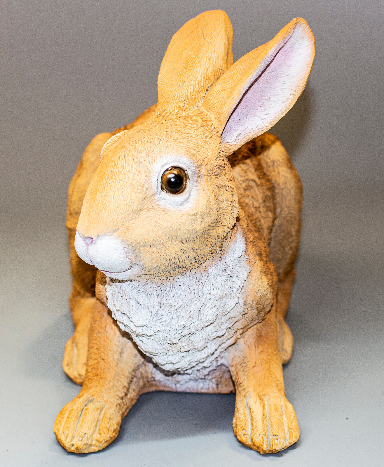 Pet Cremation Urn Bunny Rabbit Statue Memorial Animal Grave Decor Unique Casket