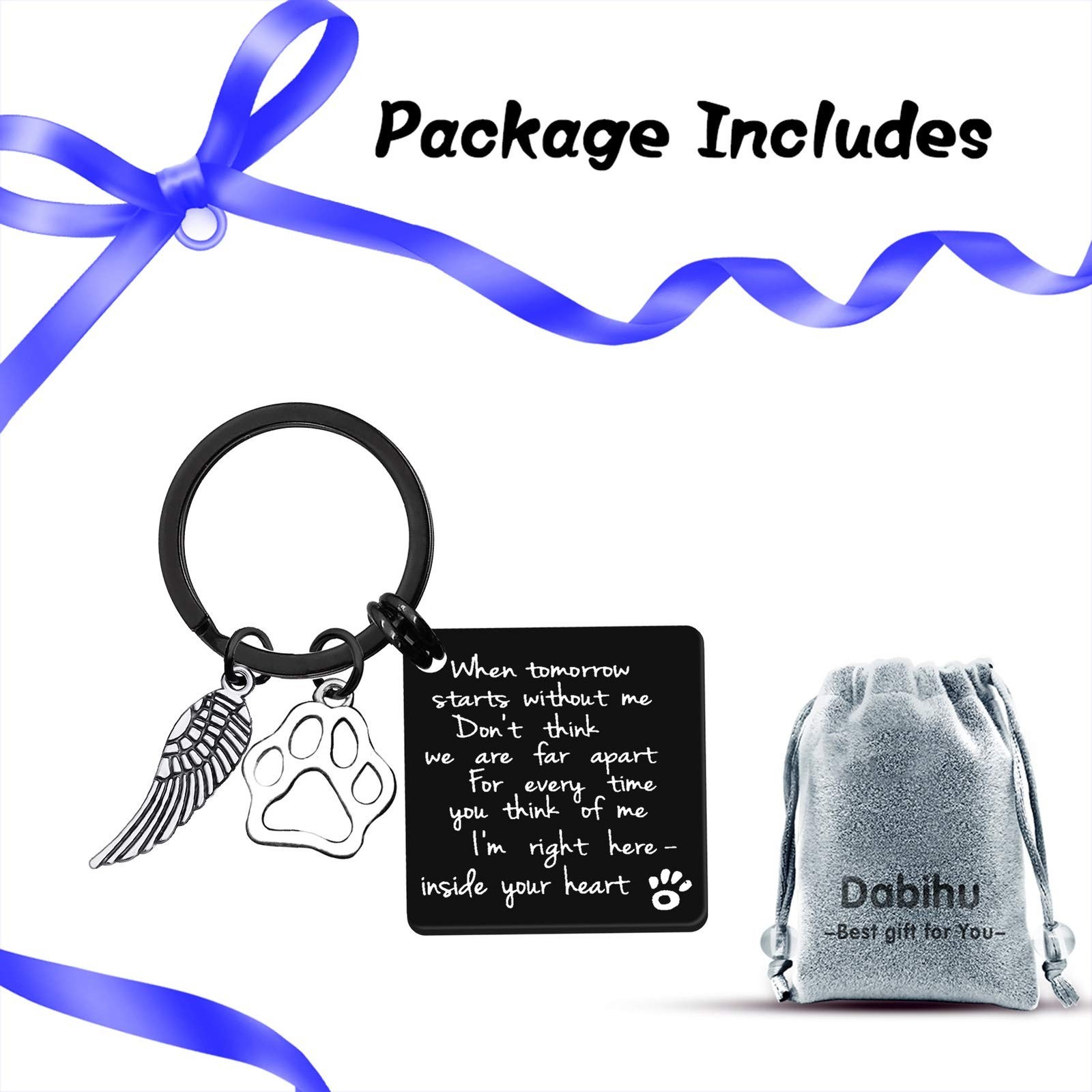 Loss of Pet Keychain Pet Memorial Gifts Keychain Dog Cat Sympathy Gifts When …