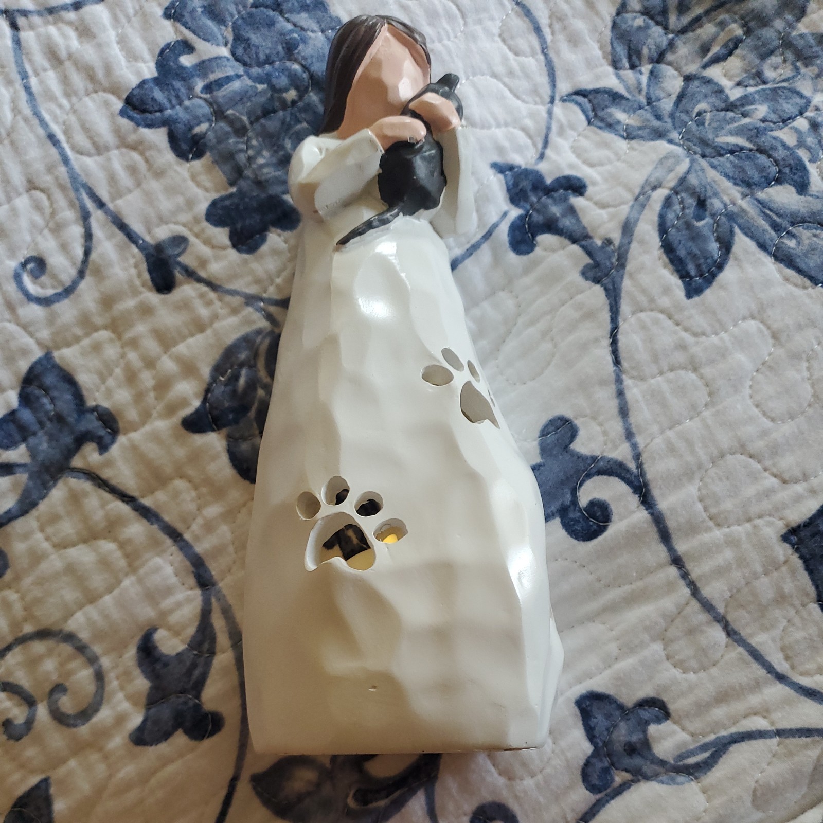 Cat Memorial for Loss of Cat, Sympathy Gifts, Cat Remembrance candle holder