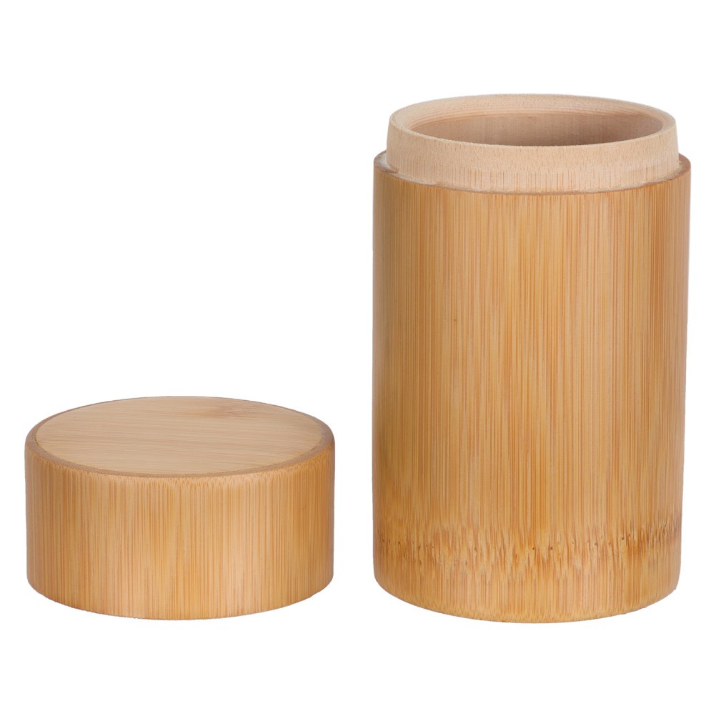 One Reusable Bamboo Dog Ashes Holder Brown Pet Cremation Urn