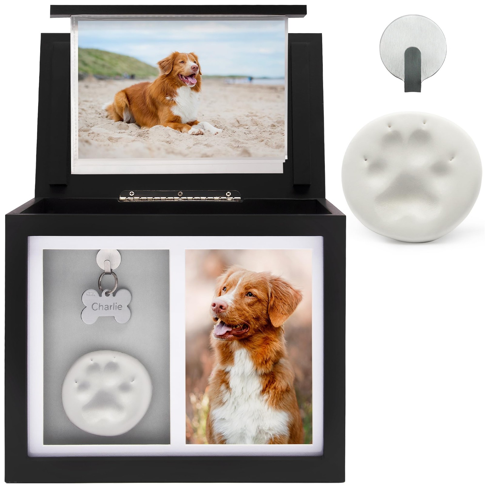 Pet Urns for Dogs – Dog Urns for Ashes, Suitable for All Pets – Includes Paw …