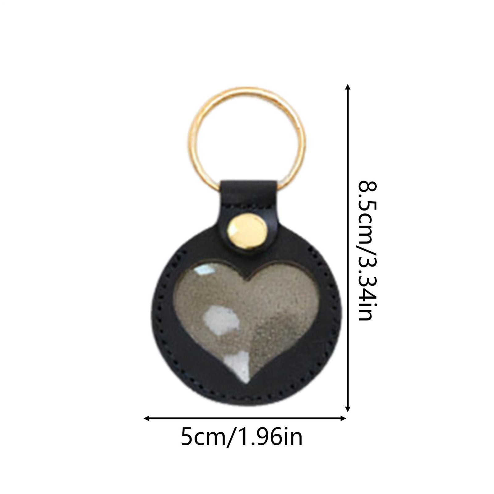 Keyring Pet Hair Storage Bag Cat Dog Hair Keepsake Pendant For Keychain