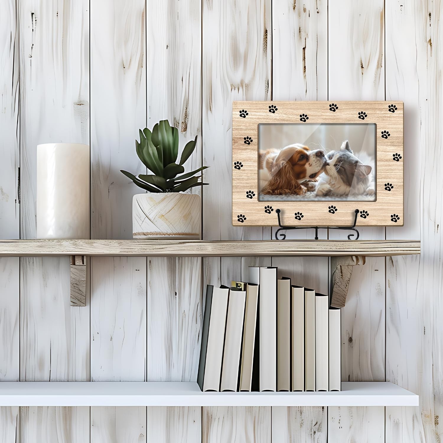 Paw Prints Picture Frame, Photo Frame Gift for Pet Owner, Sympathy Gifts for …