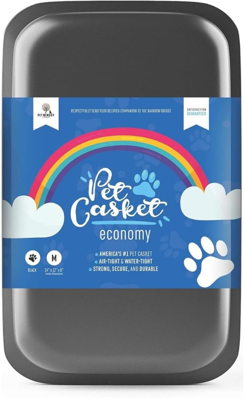 Caring Series Pet Casket – Durable Burial Box for Dogs, Cats & Pets