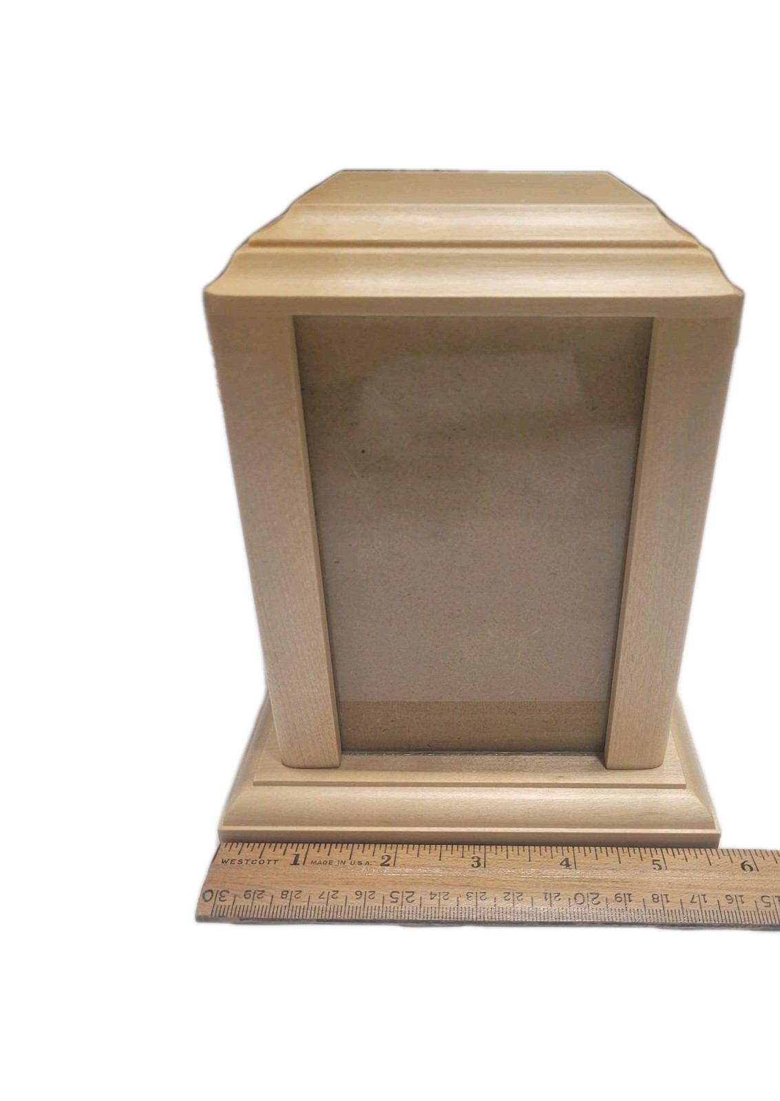 🆕️ Pet Memorial Urn for Ashes Handmade Natural Wood Keepsake Photo Box Small
