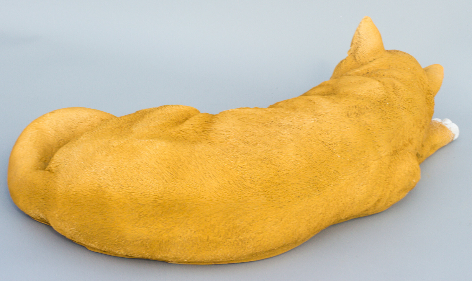 Sleeping Cat Memorial Statue Garden Large Pet Sculpture Grave Ornament Animals