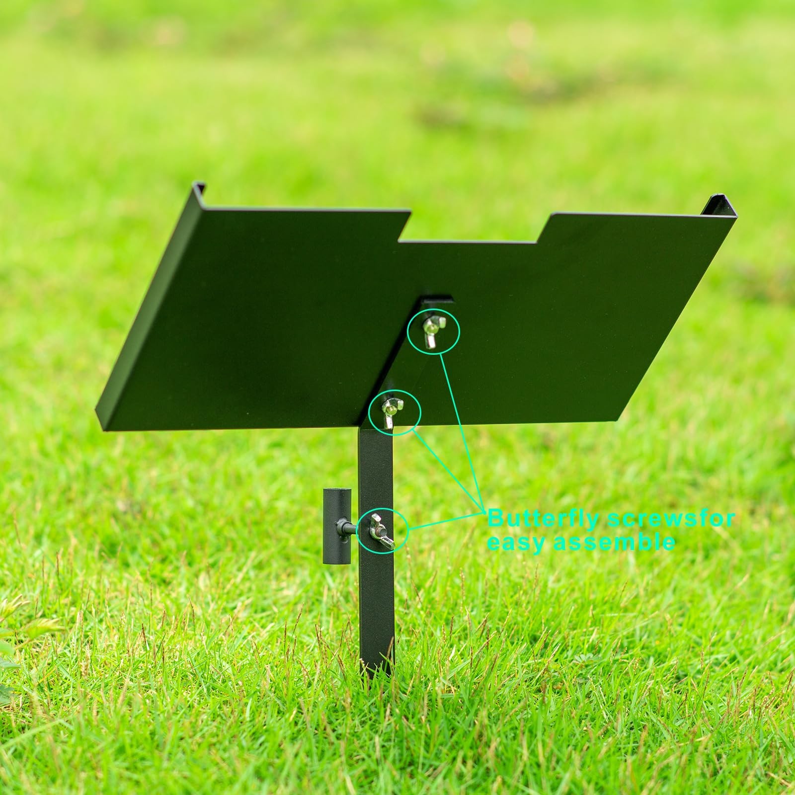 Grave Marker Stand,Heavy Duty Gravestone Holder,Memorial Plaque Support for P…